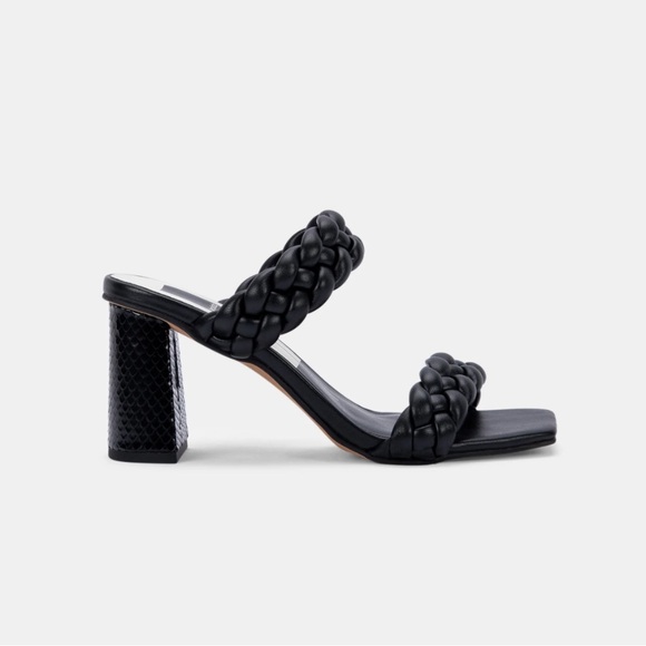 Dolce Vita Shoes - Dolce Vita Block Heel Braided Leather Sandals